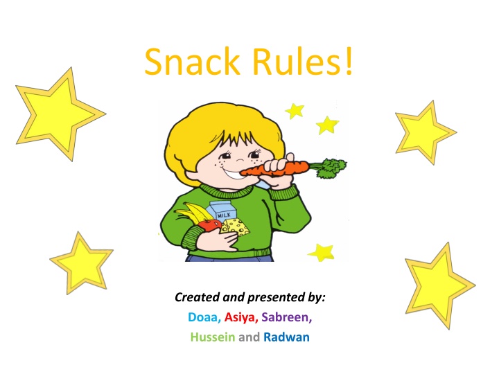 Snack Rules! Healthy Snacks and Etiquette