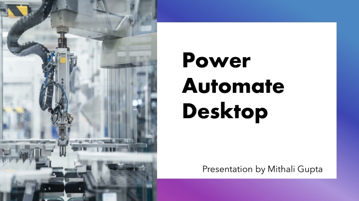 Power Automate Desktop