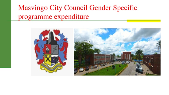 Masvingo City Council Gender-Specific Programme Expenditure