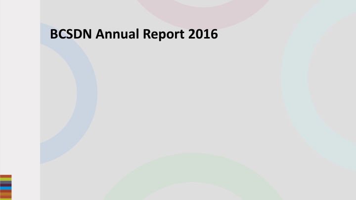BCSDN Annual Report 2016