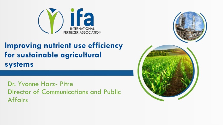 Enhancing Nutrient Use Efficiency in Agriculture