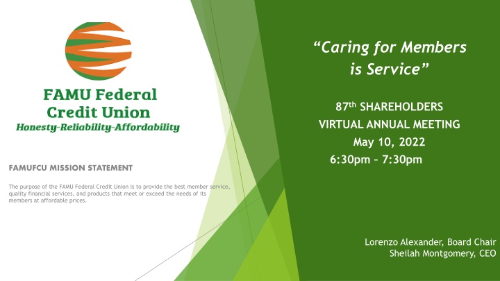 Caring for Members is Service