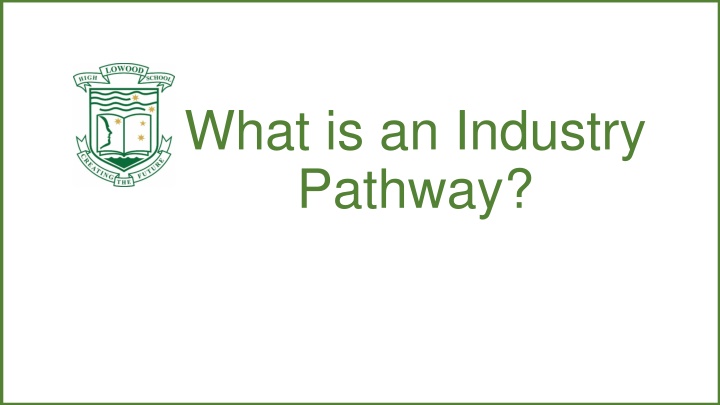 Industry Pathways and Qualifications