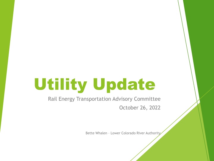 Utility Update