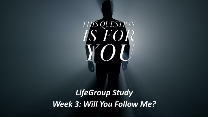 Radical Call to Follow Jesus