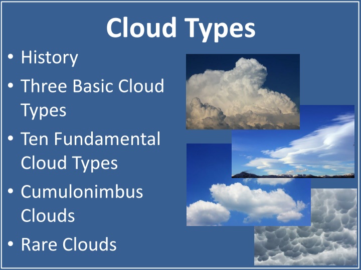 Cloud Types