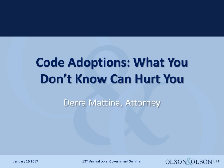 Code Adoptions: Implications and Challenges