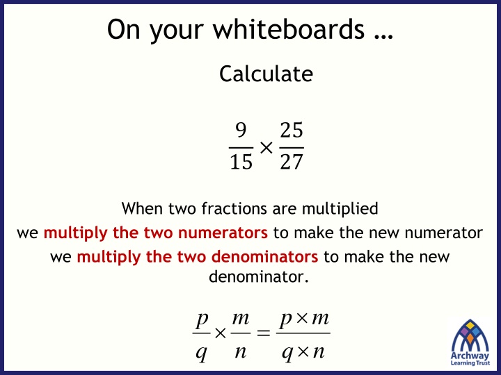 Fraction Multiplication Techniques and Practice