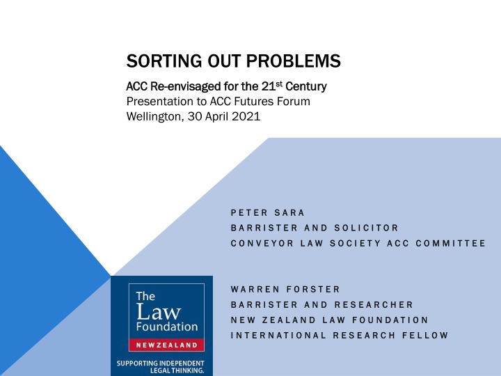 SORTING OUT PROBLEMS