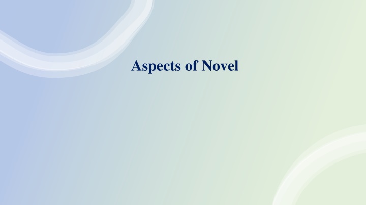 Aspects of Novel
