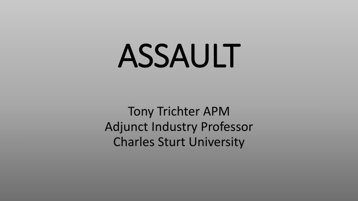 Assault Charges