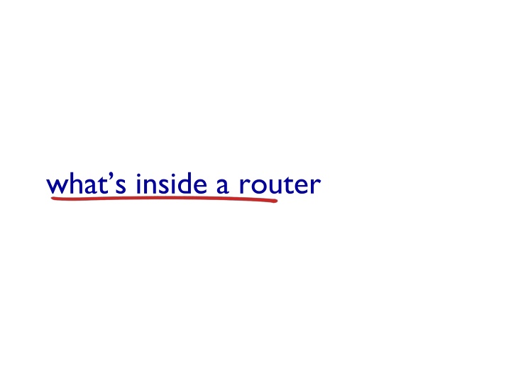what’s inside a router