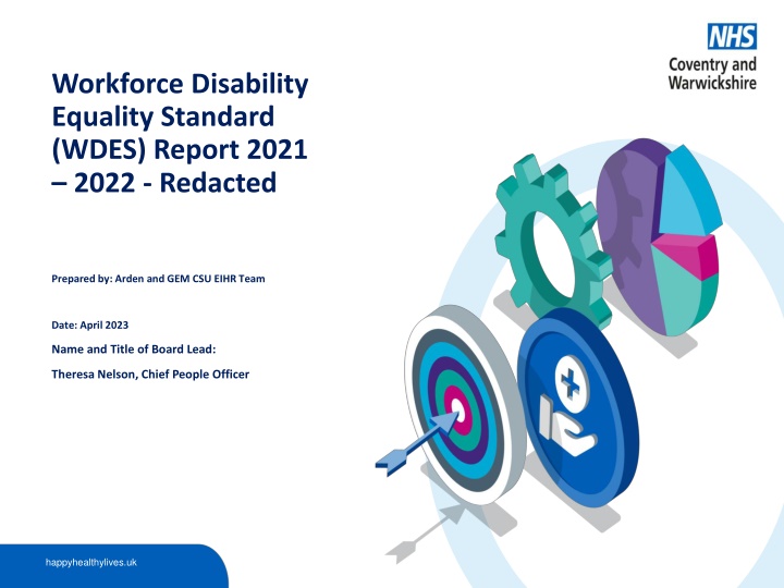 Workforce Disability  Equality Standard  (WDES) Report 2021