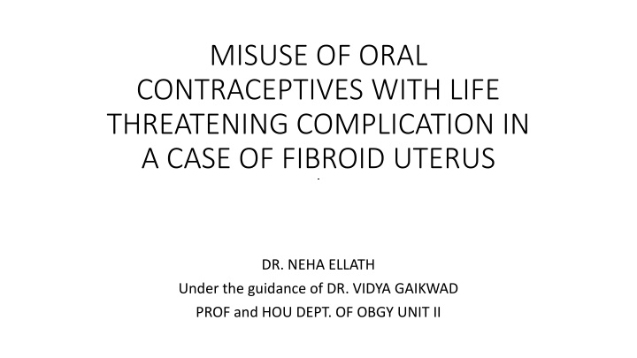 STOPAH Trial Parth Kothari MS3 Case Study