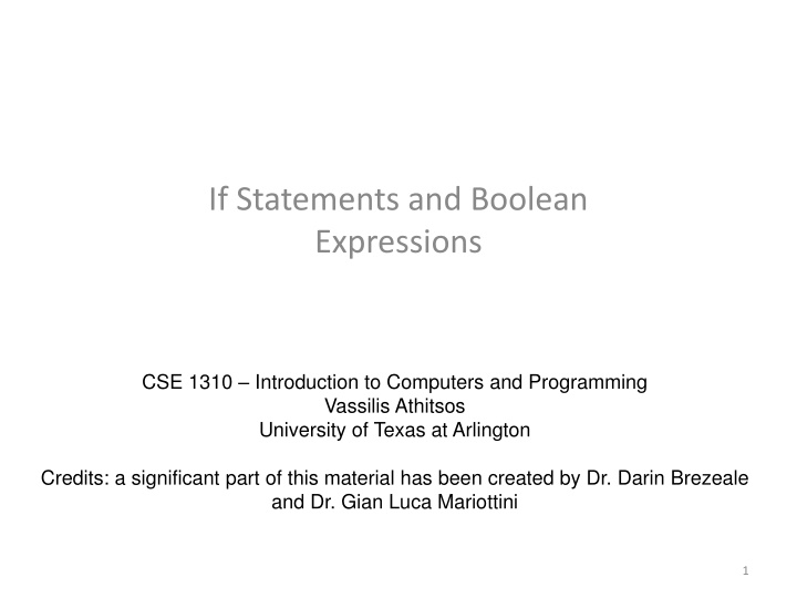 Boolean Expressions and Comparisons in Python