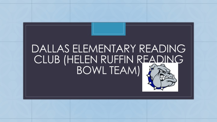 Join Helen Ruffin Reading Bowl for Elementary Reading Fun