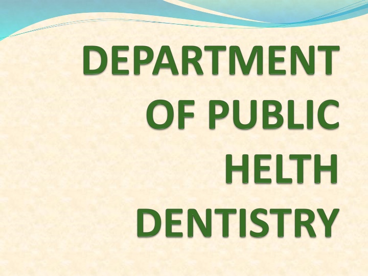 Epidemiology of Dental Caries: An Insight into Disease Frequency and Distribution