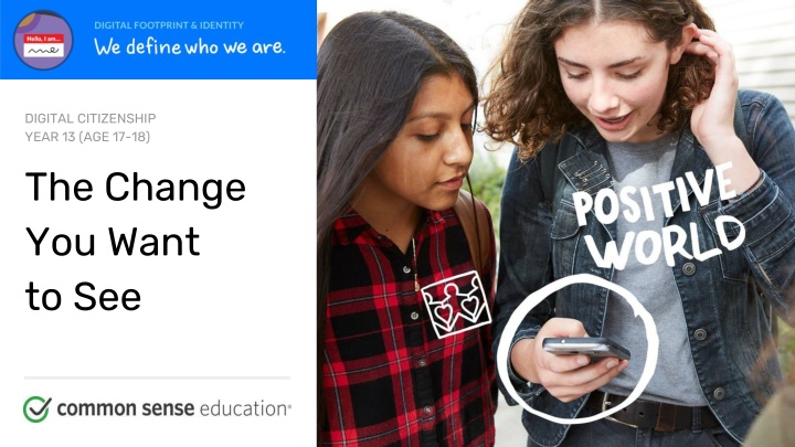 Digital Citizenship and Purpose at Year 13