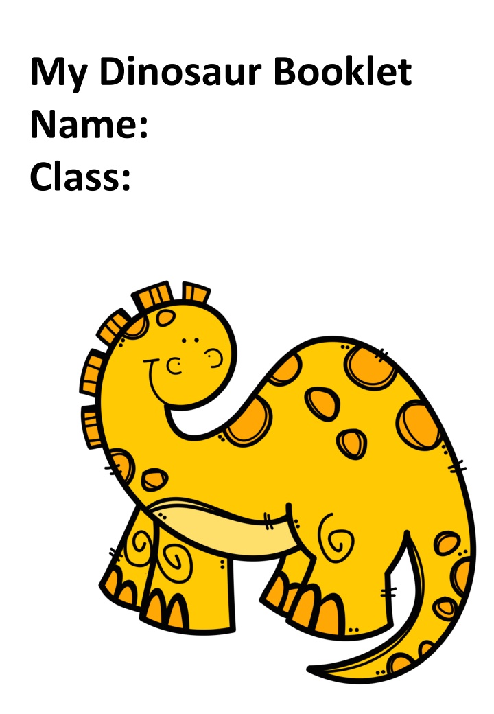 My Dinosaur Booklet - Fascinating Discoveries