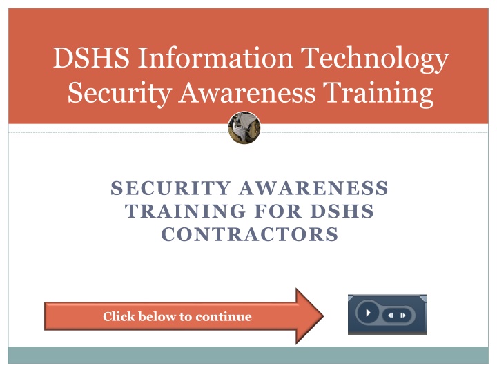 DSHS IT Security Awareness Training