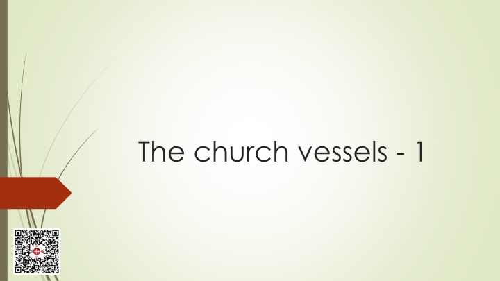 Church Vessels and Sacred Symbols
