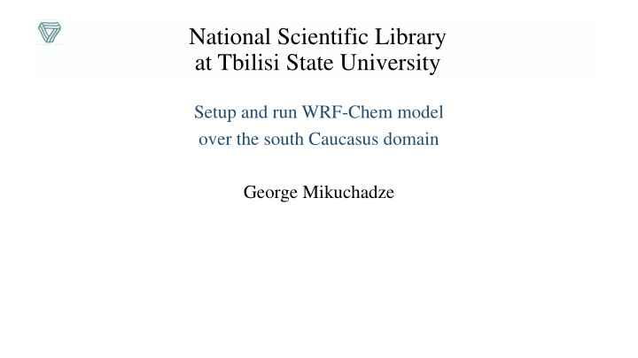 Setting Up and Running WRF-Chem Model for Air Quality Simulation