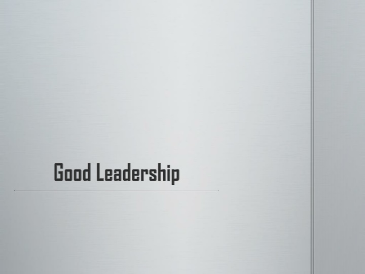 Leadership Insights and Qualities