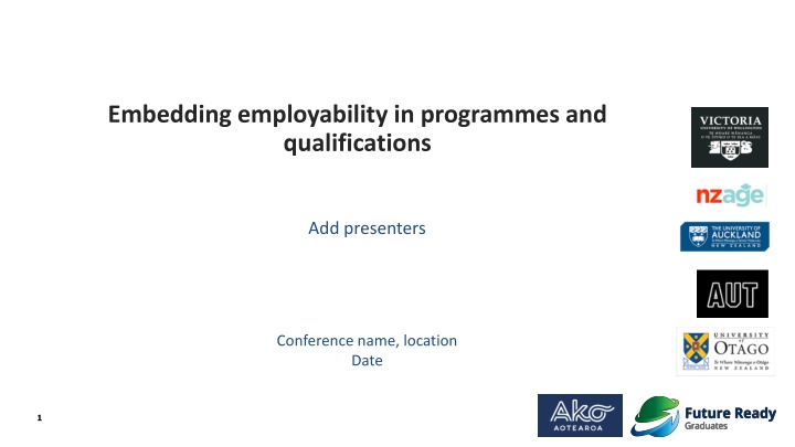 Developing Employability Capabilities in Education Programs