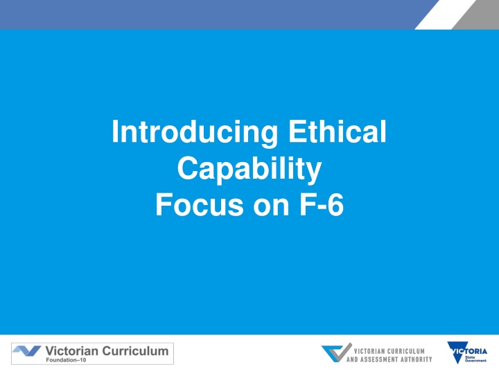 Ethical Capability Curriculum Overview