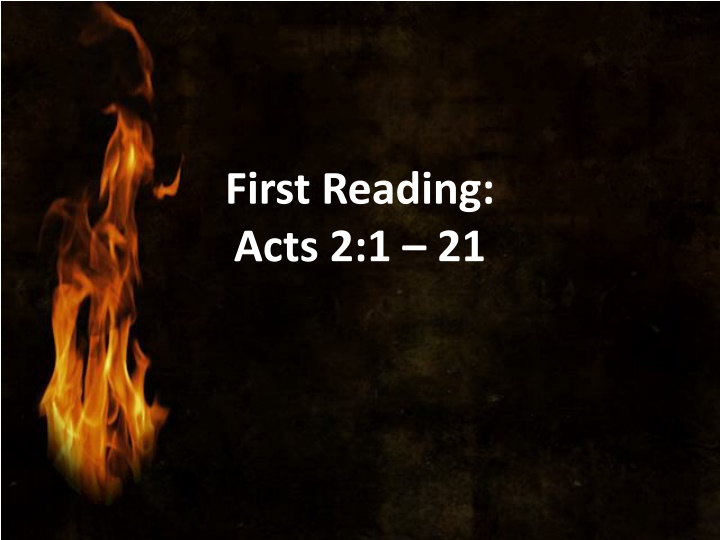 Miraculous Events on the Day of Pentecost