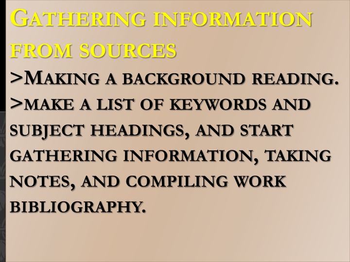 Effective Research Source Gathering