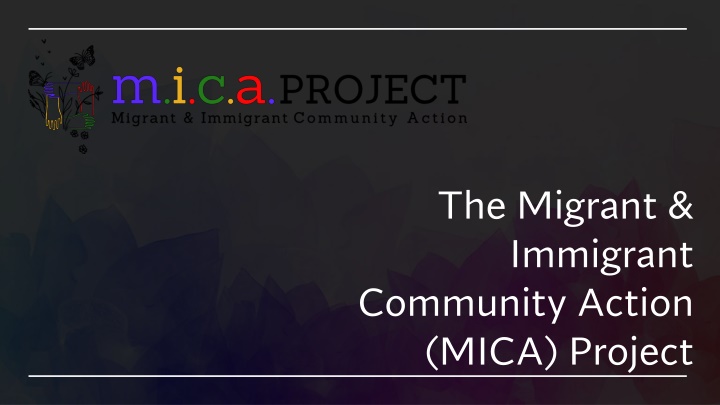 Empowering Immigrant Communities: The MICA Project Overview