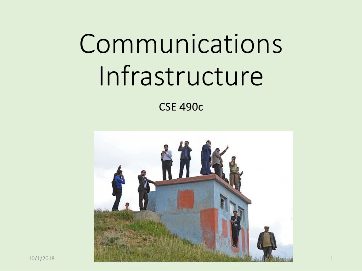 Communications Infrastructure at University of Washington