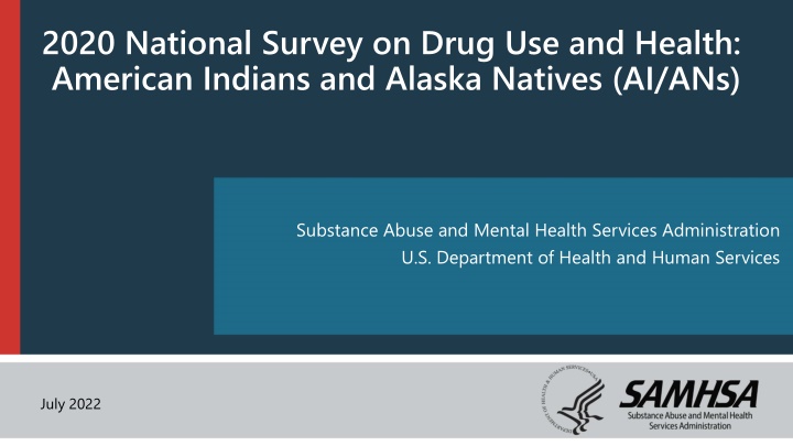 2020 National Survey on Drug Use and Health Insights
