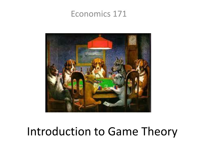 Introduction to Game Theory