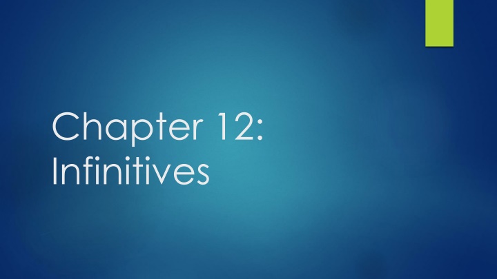 Hebrew Infinitives