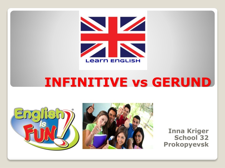 INFINITIVE vs GERUND