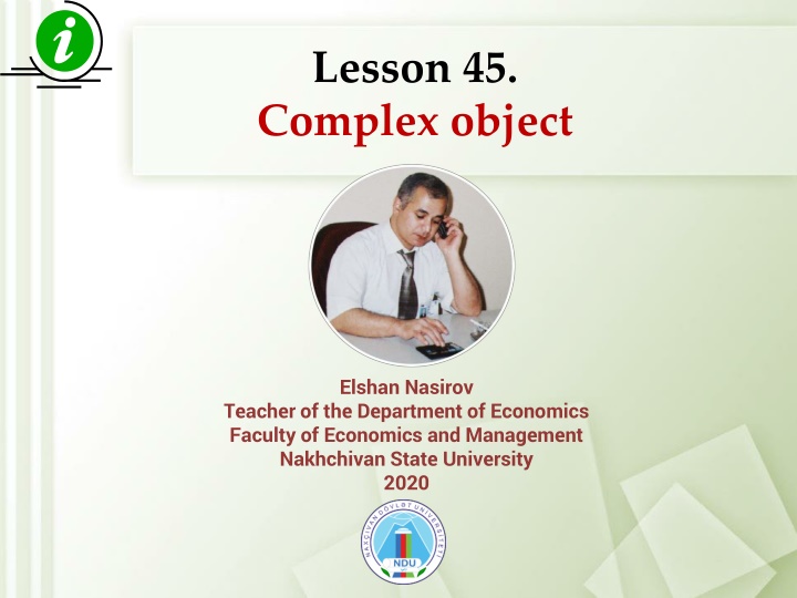 Complex object