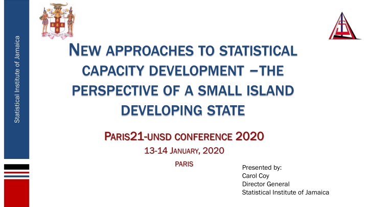 New Approaches to Statistical Capacity Development in Jamaica