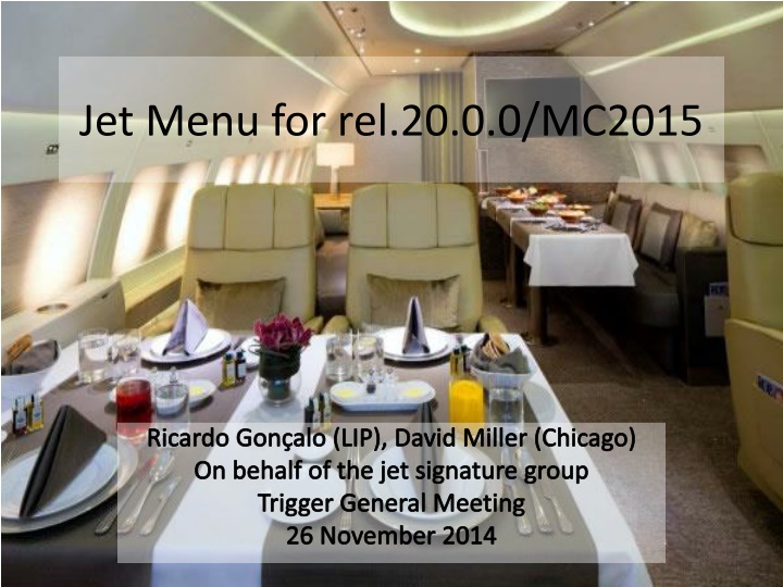 Jet Signature Group General Meeting - November 26, 2014