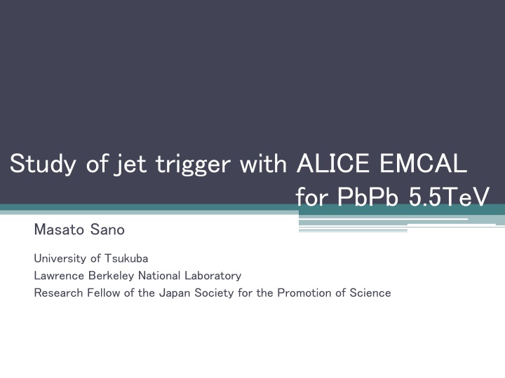 Jet Trigger Study with ALICE EMCAL for PbPb Collisions at 5.5 TeV