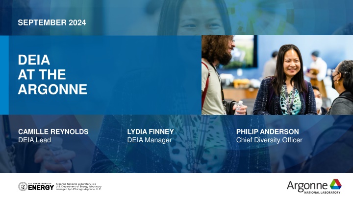 DEIA at the Argonne: Cultivating Inclusive Work Culture