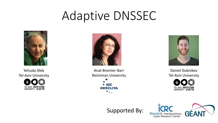 Adaptive DNSSEC Performance Optimization