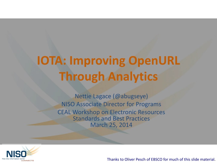 Improving OpenURL Analytics for Better Resource Access