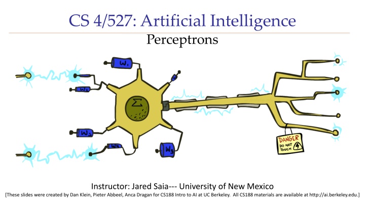 Artificial Intelligence Perceptrons: Linear Classifiers and Geometric Explanation