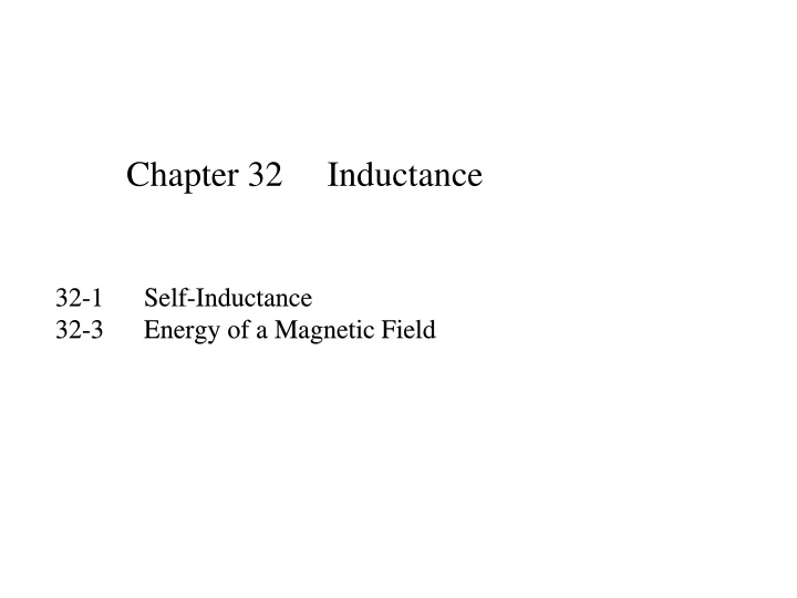Self-Inductance and Inductance in Circuits