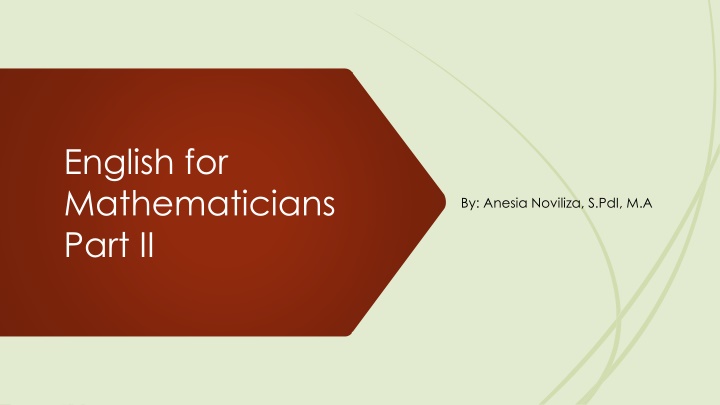 Mathematics Operations and Symbols Guide