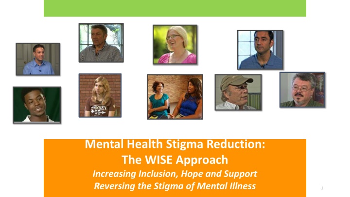 And Combatting Mental Health Stigma