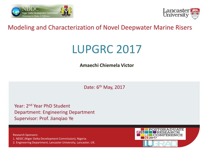 Modeling and Characterization of Novel Deepwater Marine Risers