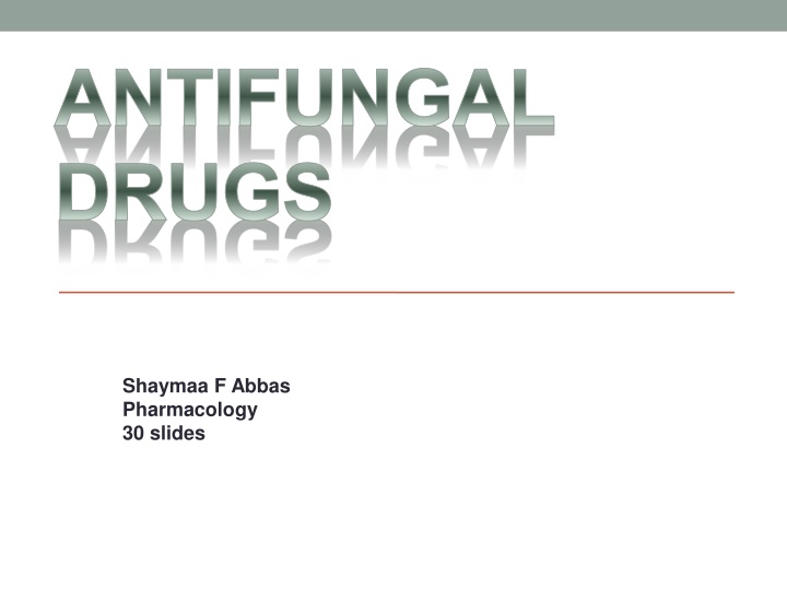 Antifungal Drugs: Classification, Mechanism & Uses